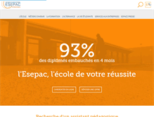 Tablet Screenshot of esepac.com